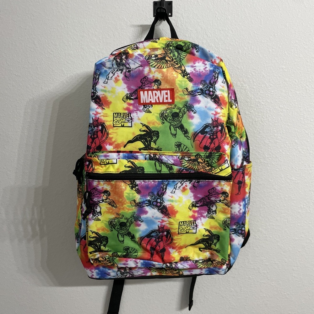 Classic Marvel Comics All Over Superhero Backpack - Picture 2 of 7